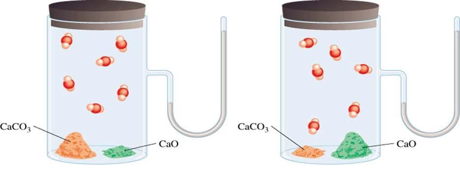 Equilibria Involving Pure Solids And Liquids CaCO 3 (s)cao(s) + CO