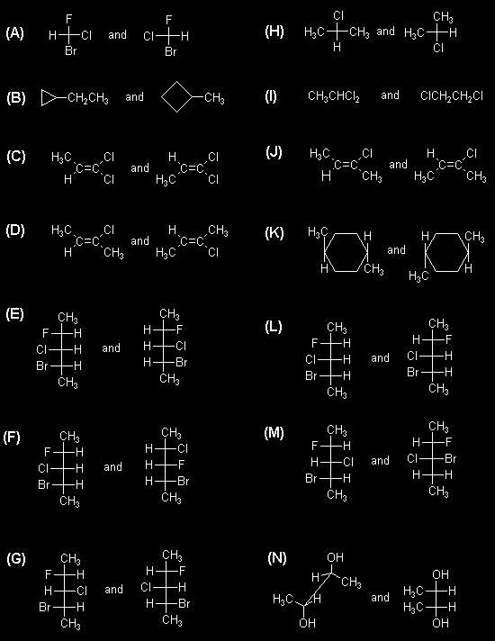 isomers B) Enantiomers C) Diastereomers D) Identical