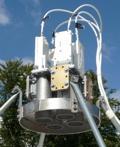 CROME Cosmic-Ray Observation by Microwave Emission Segmented parabolic 335 cm dish focal length: 119 cm prime focus with 4 receivers: dual linear polarization LNB Norsat 8215F C-bandL 3.4 4.