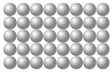 The different sized atoms of the metals distort the layers