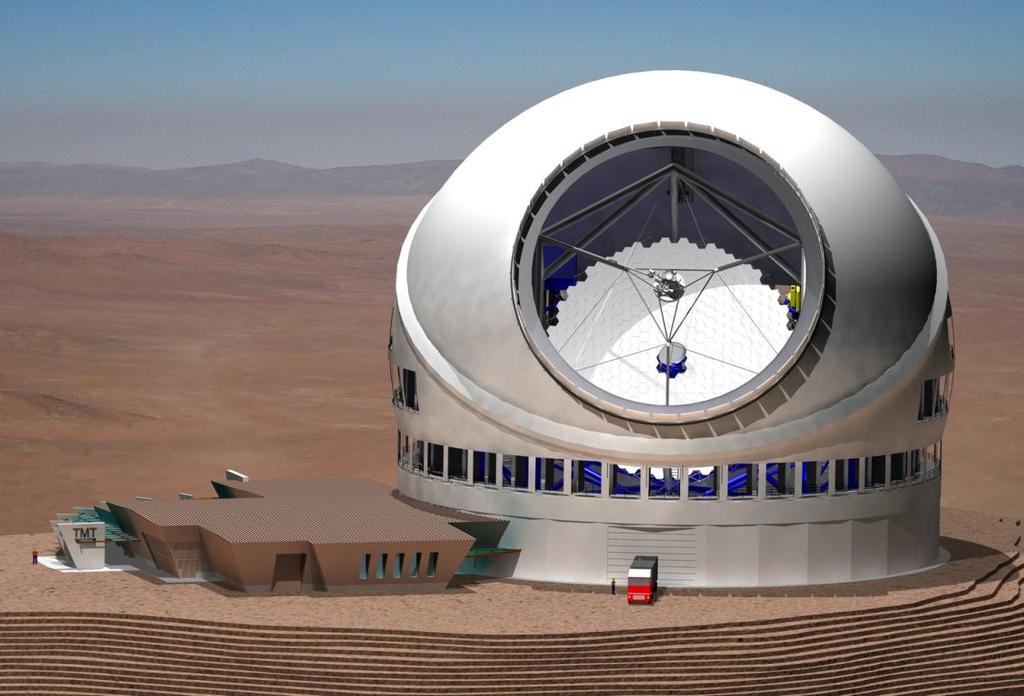 A truly huge reflecting telescope The Thirty Meter Telescope