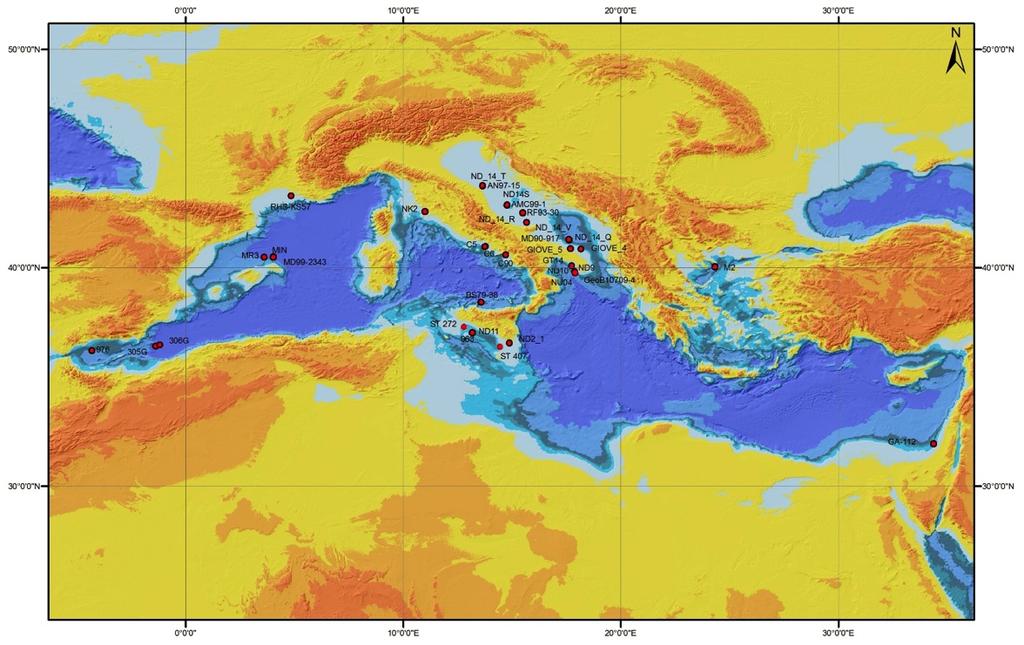 spatially high-resolution climate information / reconstruction from marine