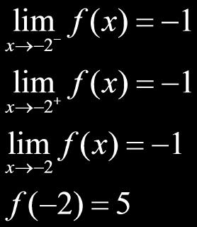 Slide 48 / 233 Slide 49 / 233 Right Hand Limit The one-sided limit of f (x) as x approaches 1 from the right will be written as x 3-1 lim f(x) = lim = 3.