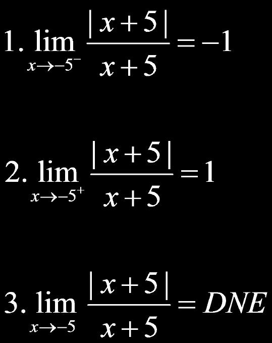 Slide 129 () / 233 Slide 130 / 233 Limits involving Absolute Values While the previous examples were very straight forward, how do we approach the following