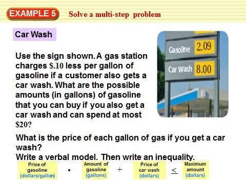 Example 5: Solve a Multi Step Problem Sep 24 12:46 PM Chapter 6 Lesson 4 Solve Compound