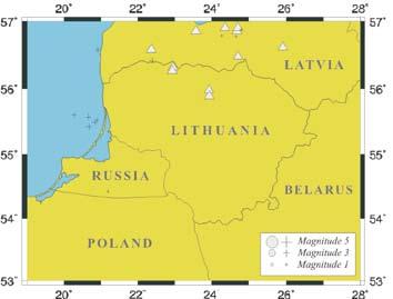 Gegužės mėnesį NORSAR regioniniame biuletenyje Baltijos jūroje prie Lietuvos krantų užfiksuoti šeši įvykiai (M = 2,1 2,5), kurie sietini su senų sprogmenų naikinimo operacija MCOPLIT-2008, vykusia