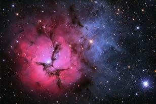 Trifid Nebula (M20) Ht Stuff visible Spitzer infrared 6 Inizatin