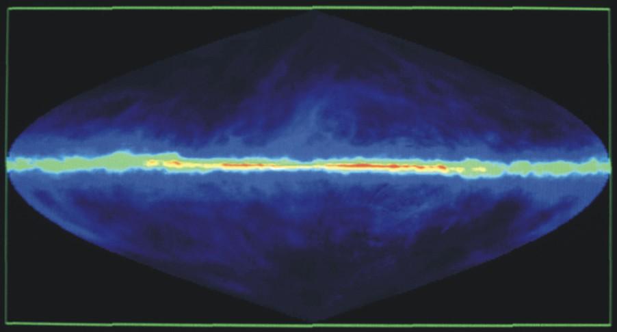 different wavebands The Milky Way - Far Infrared Cirrus Far-Infrared: