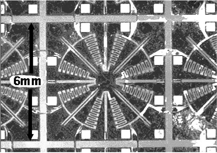 26 JOURNAL OF MICROELECTROMECHANICAL SYSTEMS, VOL. 12, NO. 1, FEBRUARY 2003 Fig. 10. Image of an assembled micromachined POGA.