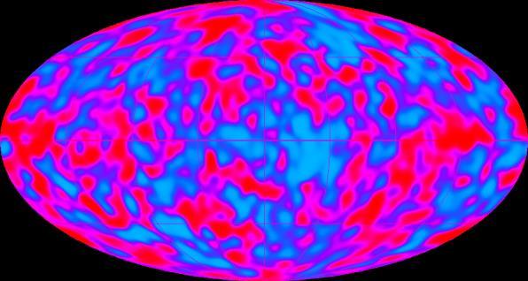 microwave radiation left over from the Big Bang