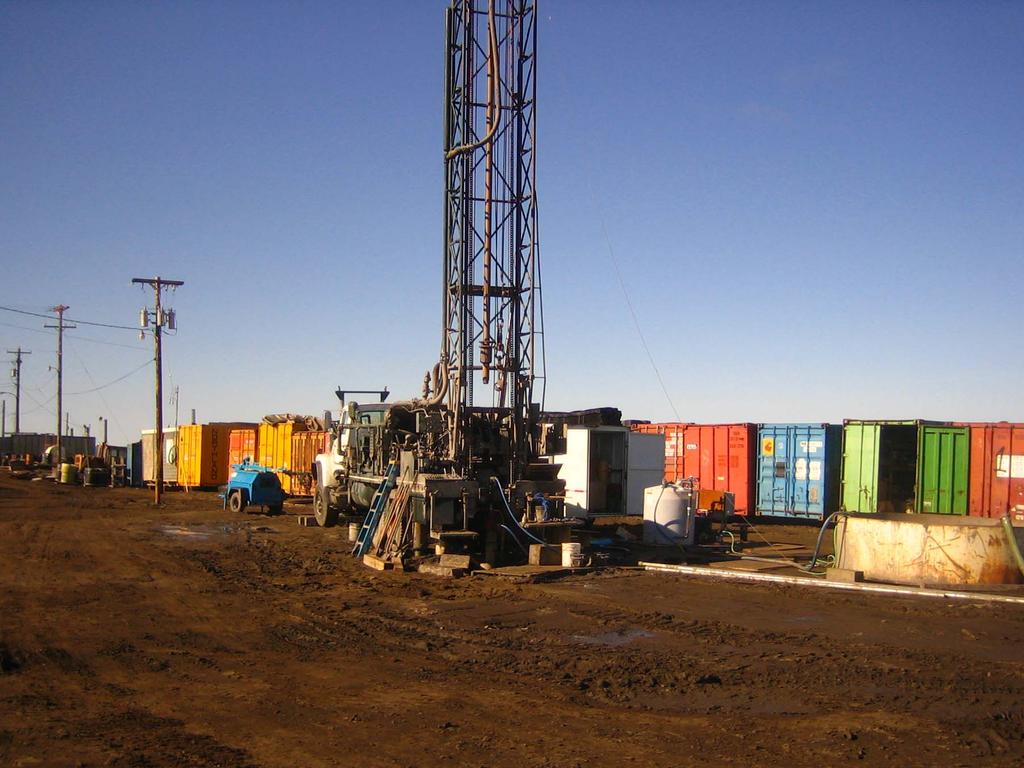 Drilling rig and production test