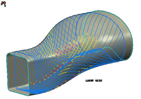 NXLC laminate modeler NX NASTRAN, SAMCEF Fibersim: advanced draping simulation link to manufacturing LMS Virtual Lab