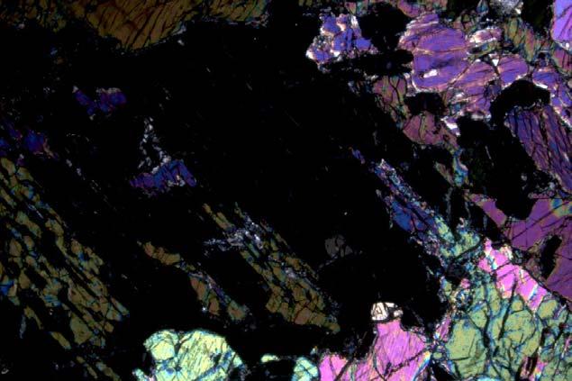 crystallographic axes These minerals have inclined extinction