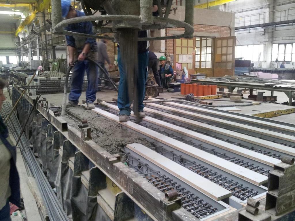 Production of the columns