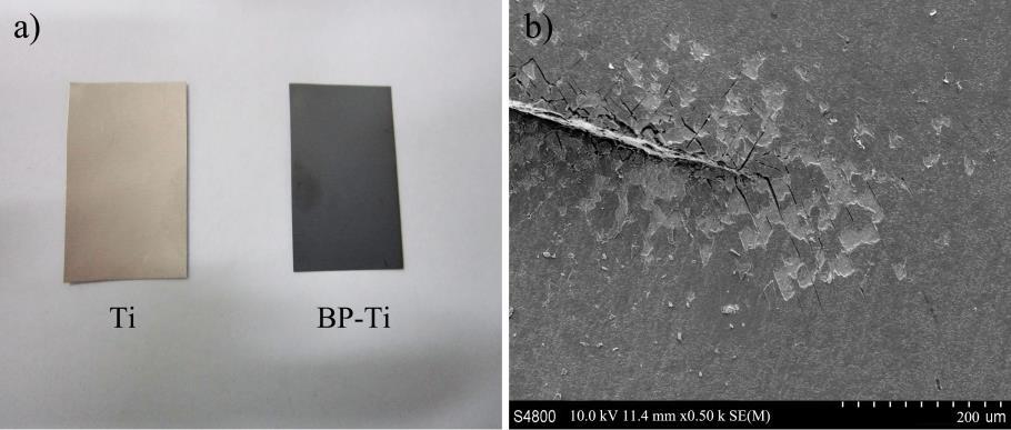 From the three images, it can be seen that the reaction time can hardly affect the morphology of BP-Ti. Figure S6.