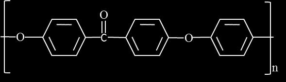 9 2.2 Poly (ether ether ketone) Poly (ether ether ketone) (PEEK) is a semi-crystalline aromatic polyether thermoplastic designed for high temperature use under the name Victrex [7].