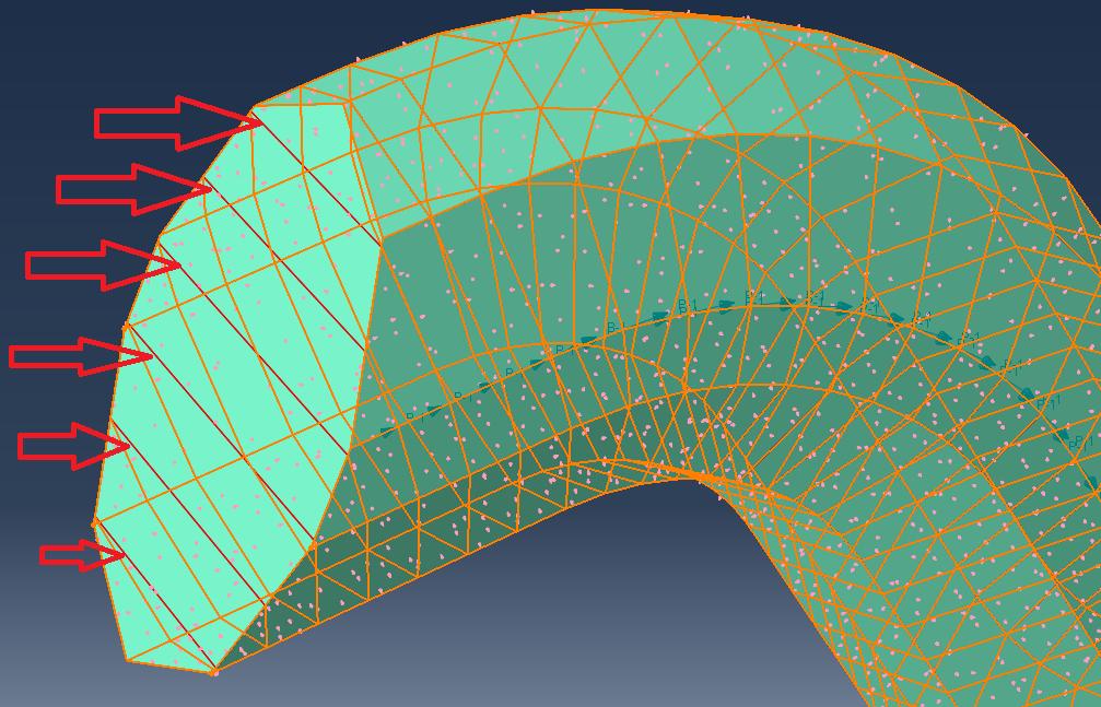 Creating a plain weave unit cell in ABAQUS CAE 2013-03-01 Emina Music Andreas Widroth Select the regions that define the normal axis of the material orientation: Keep by angle and