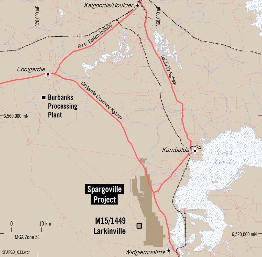 Figure 4: Location Map of Larkinville project and Burbanks Treatment plant For further information contact Kevin Malaxos on 08 7324 3172 Duncan Gordon, Adelaide Equity Partners