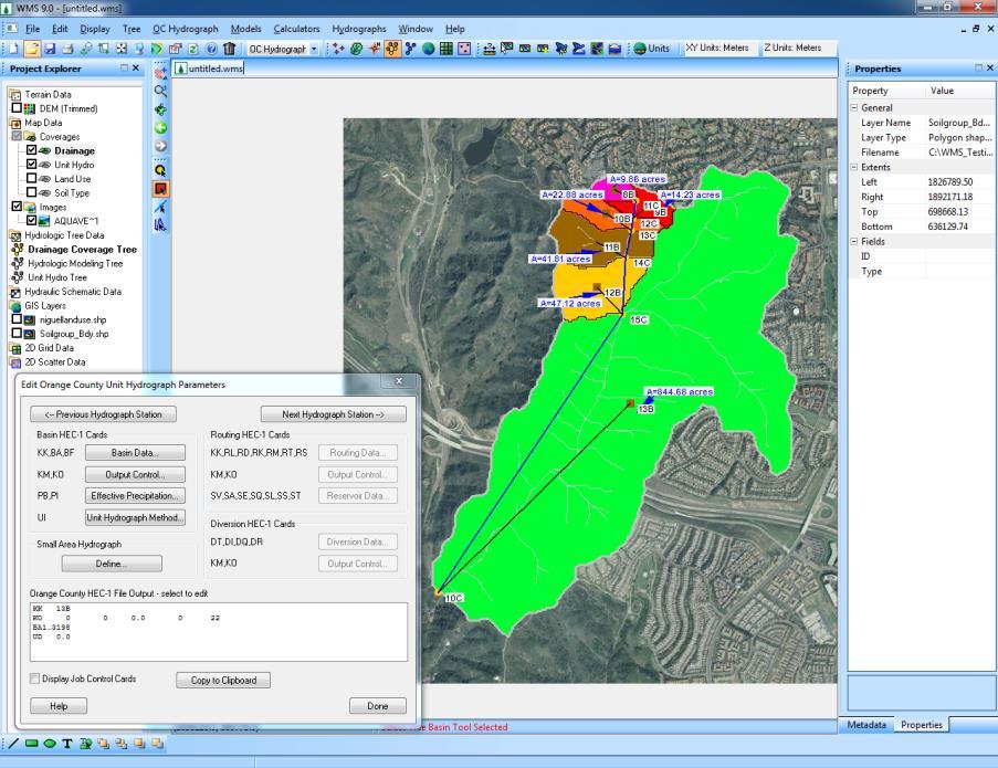 (California) hydrologic modeling Objectives This tutorial shows you how to use digital terrain and GIS data to delineate watershed sub-basins and to
