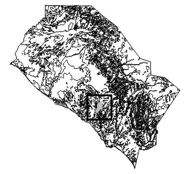 The Land use mapping dialog appears. This dialog shows the land use ID that was mapped from the shapefile to the polygon, but there is no curve number or percent impervious data for the land use IDs.
