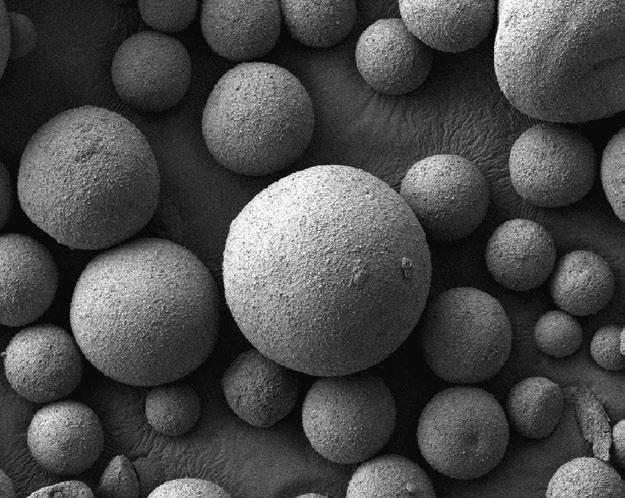 Pore Volume by N 2 -Desorption 8,0 2,0 Differntial Pore Volume in ml/g*dl 6,0 4,0 1,5 1,0 Cumulative Pore Volume in n 2,0 0,5 1 0,0 10 100 1000 0,0 Pore Diameter in nm Scanning electron micrograph