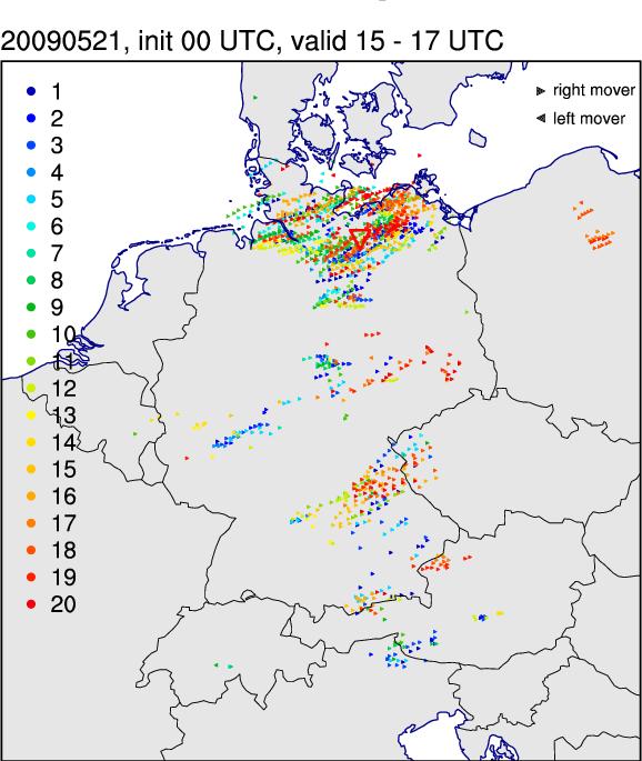 The Supercell Example (COSMO-DE-EPS) forecast by COSMO-DE-EPS