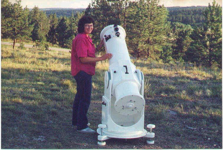 1994-- 10" f/5.0 Dobsonian made for use at Hidden Valley Observatory.