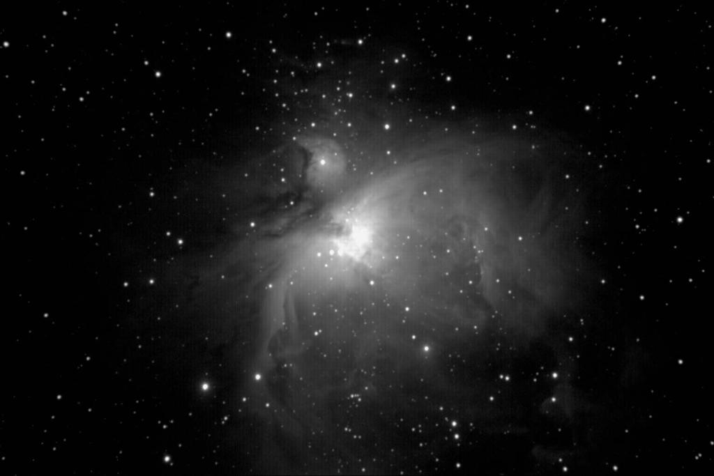 Images from Badlands Observatory M-42 Great Nebula in Orion - 03/29/03.