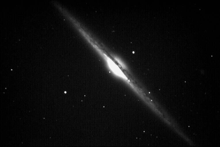Images from Badlands Observatory NCG 4565 the Spindle Galaxy in Coma Bernices 4/18/01; 120 second exposure.