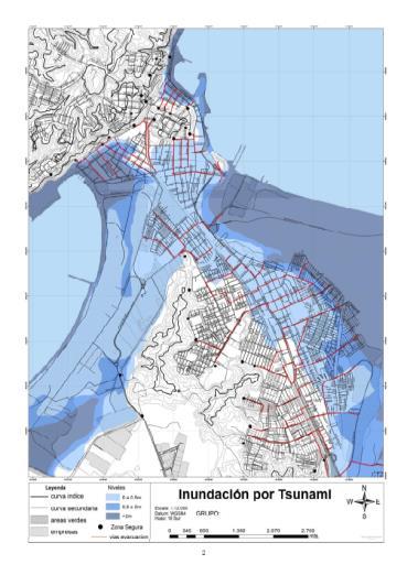 hazard map was introduced in Talcahuano,