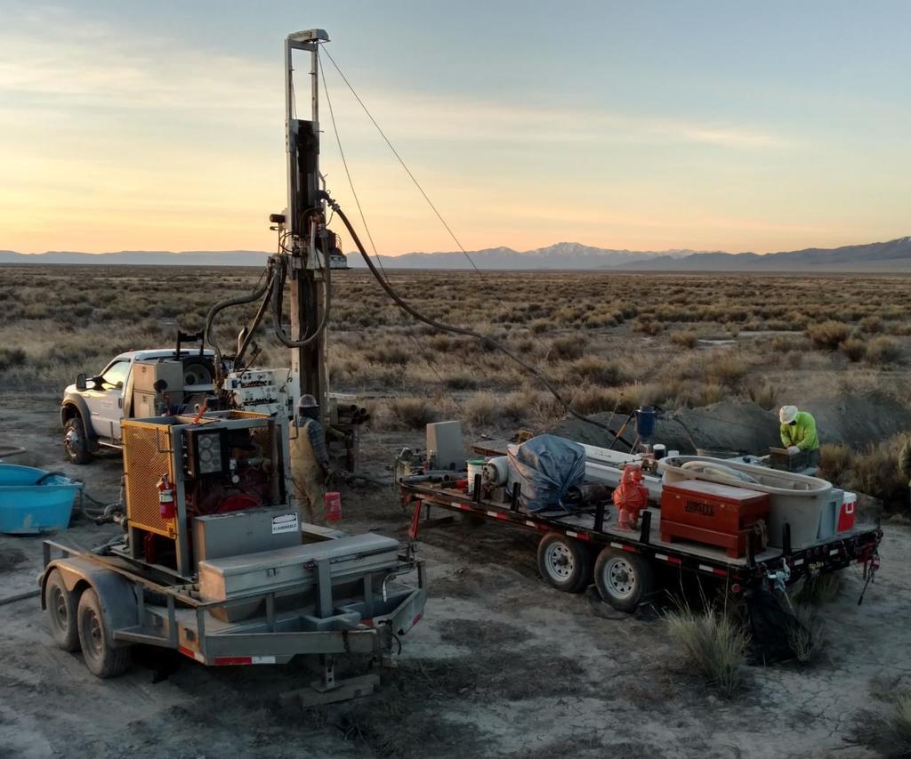 Scorpion Drilling Program Geochemistry of Groundwater, Alluvium, and Bedrock 2016 2017 Scorpion drill program The Scorpion holes were positioned to follow up on the targets defined by the enriched Au