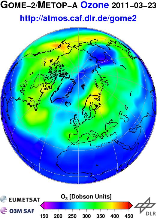 Embryo of ozone hole is occasionally