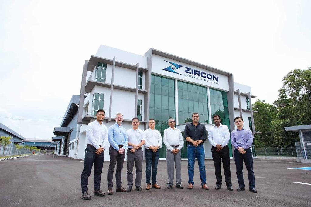 Factory Zircon Minerals Malaysia is strategically placed close to the deep-water