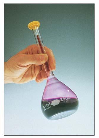. Fill the volumetric flask partially with the solvent to