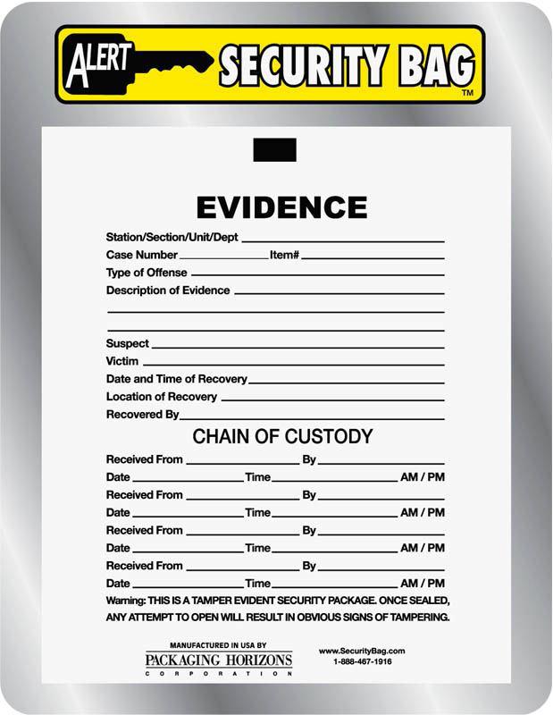 Chain of Custody } It is very important to know who touched the evidence and when } Leave a detailed paper trail } If you