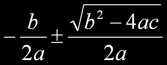 TOOLKIT: The Quadratic Formula has 4 Messages for You!