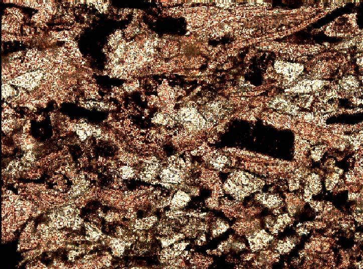 Quartz, Example #2 Trenton Formation, 9662 ft There are quartz grains found in the Trenton Formation in West Virginia.