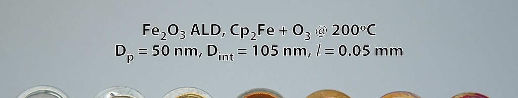 E ALD Iron oxide nanotubes by ALD Bachmann, J. Am. Chem. Soc.