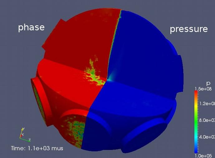 OpenFOAM Simulation of Minisphere Material