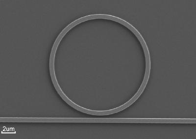 Optical trapping of particles on a micro-ring resonator
