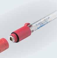 ph, metallic, I.S.E. and reference electrodes Special ph electrodes Electrodes with fixed cable and BNC connector. 50 26, for samples with HF (up to 1g/l at ph 3) 50 27, for measurements on surfaces.