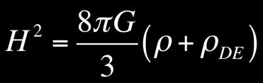 Equations of motion By inserting the definition of R from the homogeneous FRW metric into the Einstein equation, we produce a modified Hubble law Song, Hu & Sawicki (2007) showed how to create models