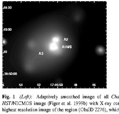 X-ray: Diffuse X-ray emission in the Arches Diffuse X-ray emission prominent in the Arches cluster L x (0.5-8.