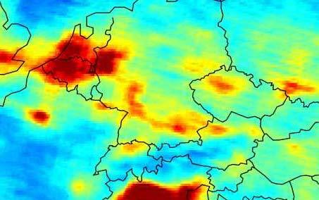 Our maps help to find cleaner working places Mainz Heidelberg
