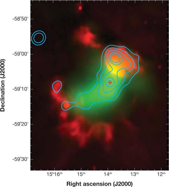 Figure 7 Multiwavelength images of the pulsar wind nebula (PWN) powered by the young pulsar B1509-58.