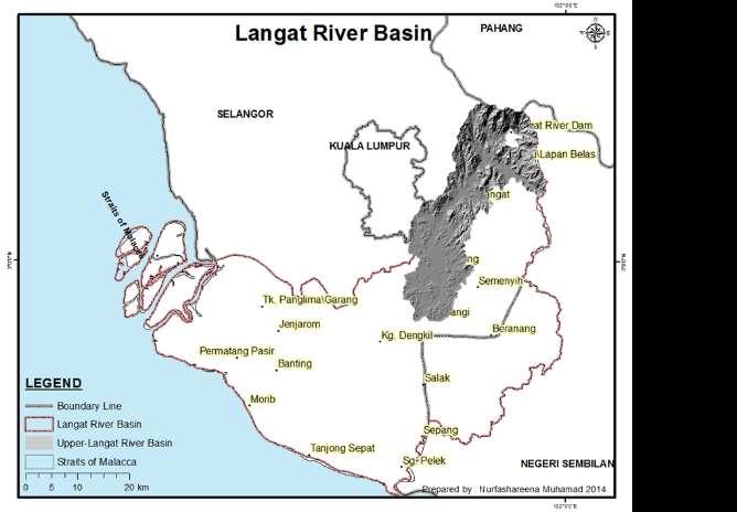 Local Langat Scale Mapping River Basin Multidisciplinary and technical data derived from various