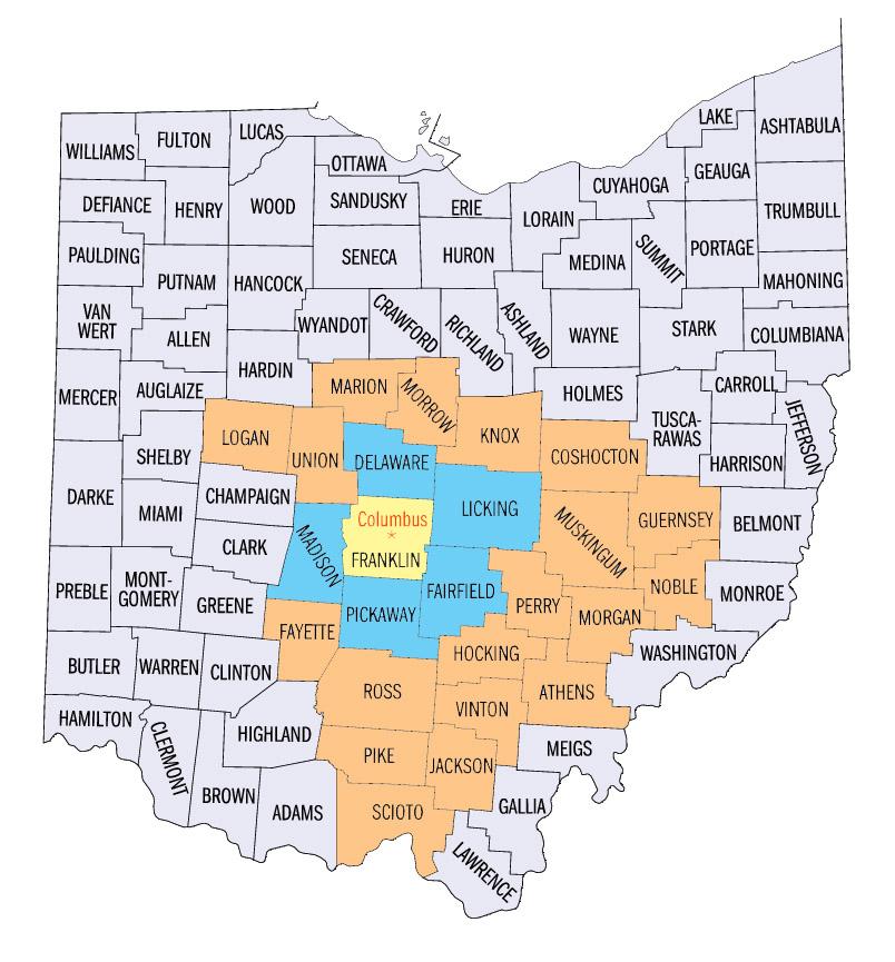 Columbus, Ohio Metropolitan Area and Economic Area Columbus Partnership