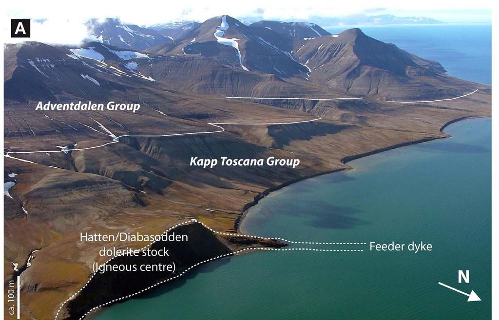Reservoir-cap rock succession at Deltaneset-Hatten Janusfjellet Cap