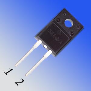 C3DF Silicon Carbide Schottky Diode Z-Rec Rectifier (Full-Pak) Features -Volt Schottky Rectifier Zero Reverse Recovery Current Zero Forward Recovery Voltage High-Frequency Operation