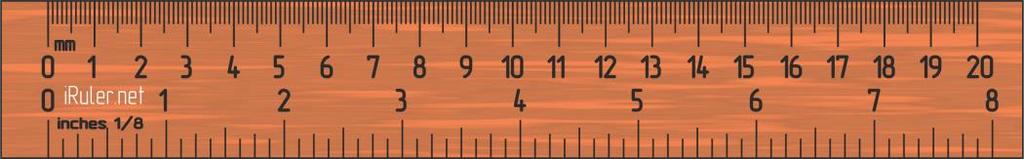 Rulers have an approximation of 1 mm, while Vernier Calipers have an approximation of 0,1 mm (over an average
